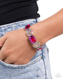 Paparazzi "Prismatic Profession" Pink Bracelet Paparazzi Jewelry