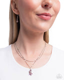 Paparazzi "Scintillating Stars" Purple Necklace & Earring Set Paparazzi Jewelry