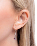 Paparazzi "Scintillating Stars" Purple Necklace & Earring Set Paparazzi Jewelry