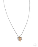Paparazzi "Delightful Dog" Silver Necklace & Earring Set Paparazzi Jewelry