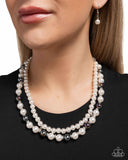 Paparazzi "Pearl Pageantry" Purple Necklace & Earring Set Paparazzi Jewelry