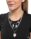 Paparazzi "Angelic Ambition" White Necklace & Earring Set Paparazzi Jewelry