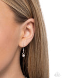 Paparazzi "Angelic Ambition" White Necklace & Earring Set Paparazzi Jewelry