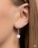 Paparazzi "Operation Ocean" White Necklace & Earring Set Paparazzi Jewelry