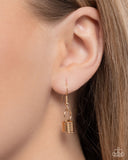 Paparazzi "Fringe Formal" Gold Necklace & Earring Set Paparazzi Jewelry