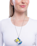 Paparazzi "Flashy Fish" Yellow Necklace & Earring Set Paparazzi Jewelry