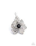 Paparazzi "Blooming Broadcast" Black Ring Paparazzi Jewelry