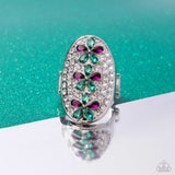 Paparazzi "Linear Lush" Green Ring Paparazzi Jewelry