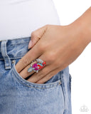 Paparazzi "Twinkling Toucan" Red Ring Paparazzi Jewelry