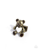 Paparazzi "Timeless Teddy" Brass Ring Paparazzi Jewelry