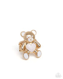 Paparazzi "Timeless Teddy" Gold Ring Paparazzi Jewelry