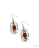 Paparazzi "Sit and Stare" Brown Earrings Paparazzi Jewelry