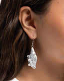Paparazzi "Coastal Conch" White Earrings Paparazzi Jewelry