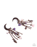 Paparazzi "Crescent Call" Copper Post Earrings Paparazzi Jewelry