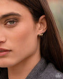 Paparazzi "Stallion Selfie" Gold Post Earrings Paparazzi Jewelry