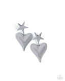 Paparazzi "Dynamic Disposition" Silver Post Earrings Paparazzi Jewelry