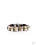 Paparazzi "Multicolored Meeting" Brass Bracelet Paparazzi Jewelry