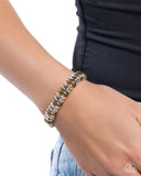 Paparazzi "Multicolored Meeting" Brass Bracelet Paparazzi Jewelry