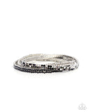 Paparazzi "Tolerable Twinkle" Black Bracelet Paparazzi Jewelry