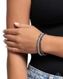 Paparazzi "Tolerable Twinkle" Black Bracelet Paparazzi Jewelry