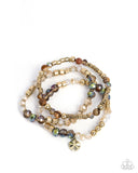 Paparazzi "Mental Mentality" Brown Bracelet Paparazzi Jewelry