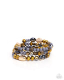 Paparazzi "Material WHIRL" Brass Bracelet Paparazzi Jewelry
