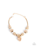 Paparazzi "Pensive Polish" Gold Bracelet Paparazzi Jewelry