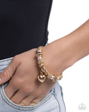 Paparazzi "Pensive Polish" Gold Bracelet Paparazzi Jewelry