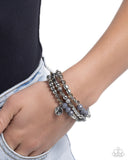 Paparazzi "Mental Mentality" Silver Bracelet Paparazzi Jewelry