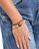 Paparazzi "Sleek Sailing" Brass Bracelet Paparazzi Jewelry