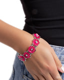 Paparazzi "Floral Facility" Pink Bracelet Paparazzi Jewelry