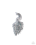 Paparazzi "Peacock Pedestal" Blue Brooch Pin Paparazzi Jewelry