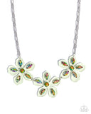 Paparazzi "Prismatic Prestige" Green Necklace & Earring Set Paparazzi Jewelry