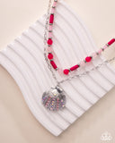 Paparazzi "Superior Seashell" Pink Necklace & Earring Set Paparazzi Jewelry