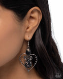 Paparazzi "Selfless Stones" Black Earrings Paparazzi Jewelry