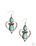 Paparazzi "Selfless Stones" Gold Earrings Paparazzi Jewelry