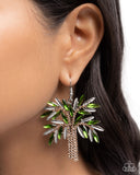 Paparazzi "Palm Tree Pizzazz" Green Earrings Paparazzi Jewelry