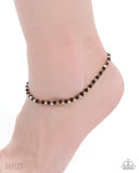 Paparazzi "Exquisitely Eclectic" Gold Anklet Bracelet Paparazzi Jewelry