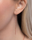 Paparazzi "Pet Rabbit" Copper Necklace & Earring Set Paparazzi Jewelry