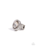 Paparazzi "Favorable Facets" Silver Ring Paparazzi Jewelry