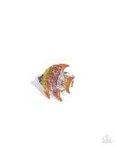 Paparazzi "Swimming in Style" Orange Ring Paparazzi Jewelry