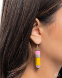 Paparazzi "Iconic Institution" Yellow Earrings Paparazzi Jewelry