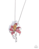 Paparazzi "Lily Luminescence" Pink Necklace & Earring Set Paparazzi Jewelry