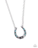 Paparazzi "Horseshoe Homage" Black Necklace & Earring Set Paparazzi Jewelry