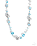 Paparazzi "Wishful Whimsy" Blue Necklace & Earring Set Paparazzi Jewelry