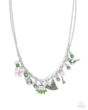 Paparazzi "Wilderness Welcome" Green Necklace & Earring Set Paparazzi Jewelry