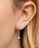 Paparazzi "Promise Ring" Gold Necklace & Earring Set Paparazzi Jewelry