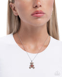 Paparazzi "Twinkling Teddy" Multi Necklace & Earring Set Paparazzi Jewelry