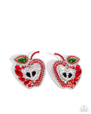 Paparazzi "Apple for the Teacher" Red Post Earrings Paparazzi Jewelry