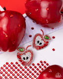 Paparazzi "Apple for the Teacher" Red Post Earrings Paparazzi Jewelry